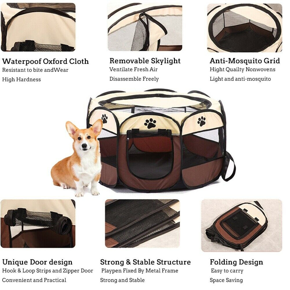 Portable Folding Pet Carrier Tent