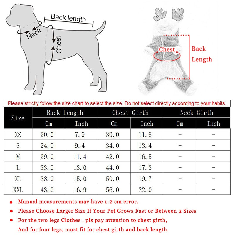 Elk Pug Warm Costume