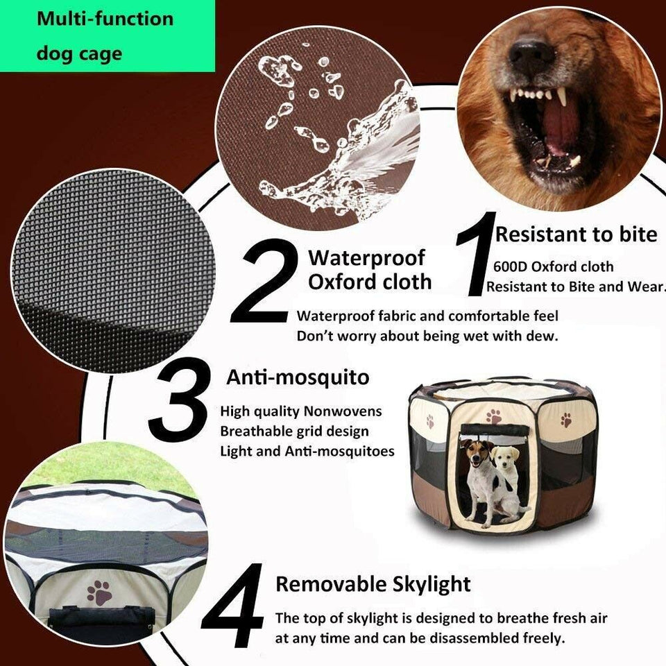 Portable Folding Pet Carrier Tent