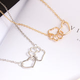 Pet Paw Footprint Necklaces
