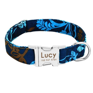 Personalized Dog Collar with Name Plate