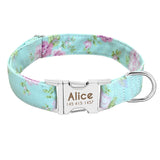 Personalized Dog Collar with Name Plate