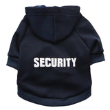 Security Patterns Printed Puppy Hoodie