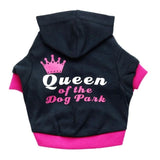 Security Patterns Printed Puppy Hoodie